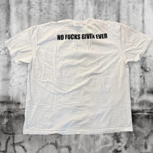 Rob Zombie 3XL White Graphic Band T-Shirt – No F*cks Given Tour Tee - Picture 6 of 8